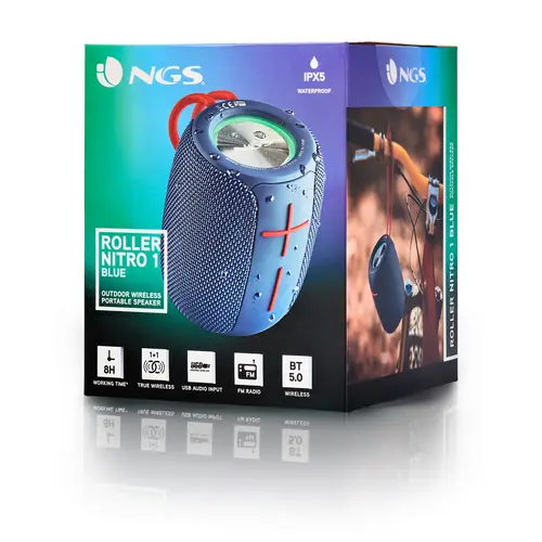 Roller Nitro 1 Altavoz portátil estéreo Azul 10 W - Imagen 4