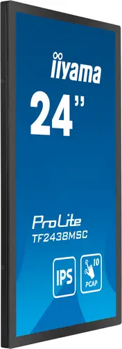 TF2438MSC-B1 pantalla de señalización Pizarra de caballete digital 61 cm (24") LED 600 cd / m² Full HD Negro Pantalla táctil - Imagen 3