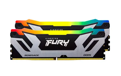 FURY 48GB 8400MT/s DDR5 CL40 CUDIMM (Kit de 2) Renegade RGB Silver XMP - Imagen 2