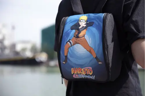 Naruto Mochila Nintendo Negro, Azul, Naranja - Imagen 7