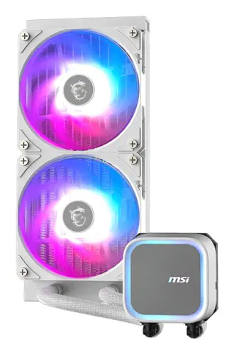 MAG Coreliquid A13 240 WHITE Placa base, Procesador Sistema de refrigeración líquida todo en uno 12 cm Blanco 1 pieza(s) - Imagen 2