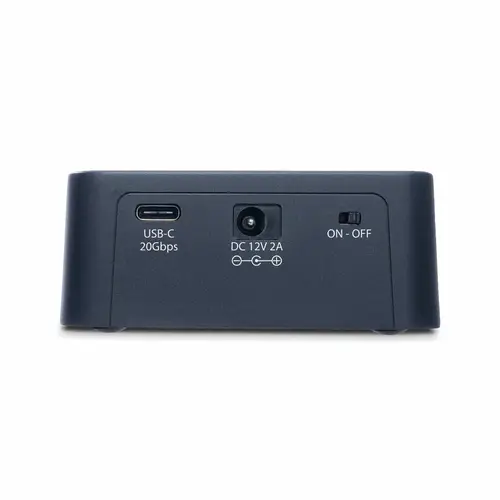 Dock Duplicador Clonador Autónomo 1:1 de Unidad SSD NVMe M.2 - 90GBpm - USB-C 3.2 de 20Gbps - Docking Station USB Tipo C de 2 Bahías - Incluye Cables USB-C/USB-A - Imagen 4