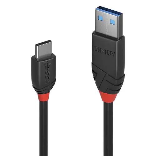 36914 cable USB USB 3.2 Gen 1 (3.1 Gen 1) 0,15 m USB C USB A Negro - Imagen 1