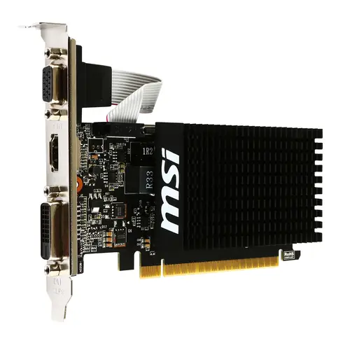 GT 710 2GD3H LP tarjeta gráfica NVIDIA GeForce GT 710 2 GB GDDR3 - Imagen 1