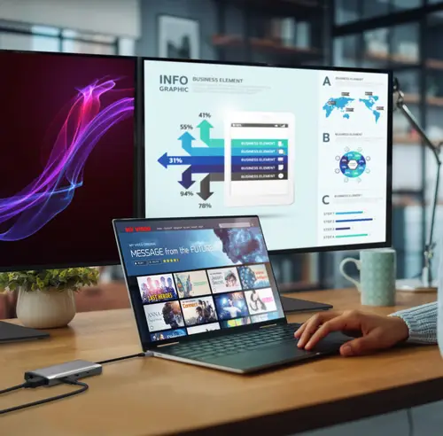 JCD397-N Miniestación de acoplamiento 4K60 Elite USB-C® para tres monitores de 10 Gbps - Imagen 12