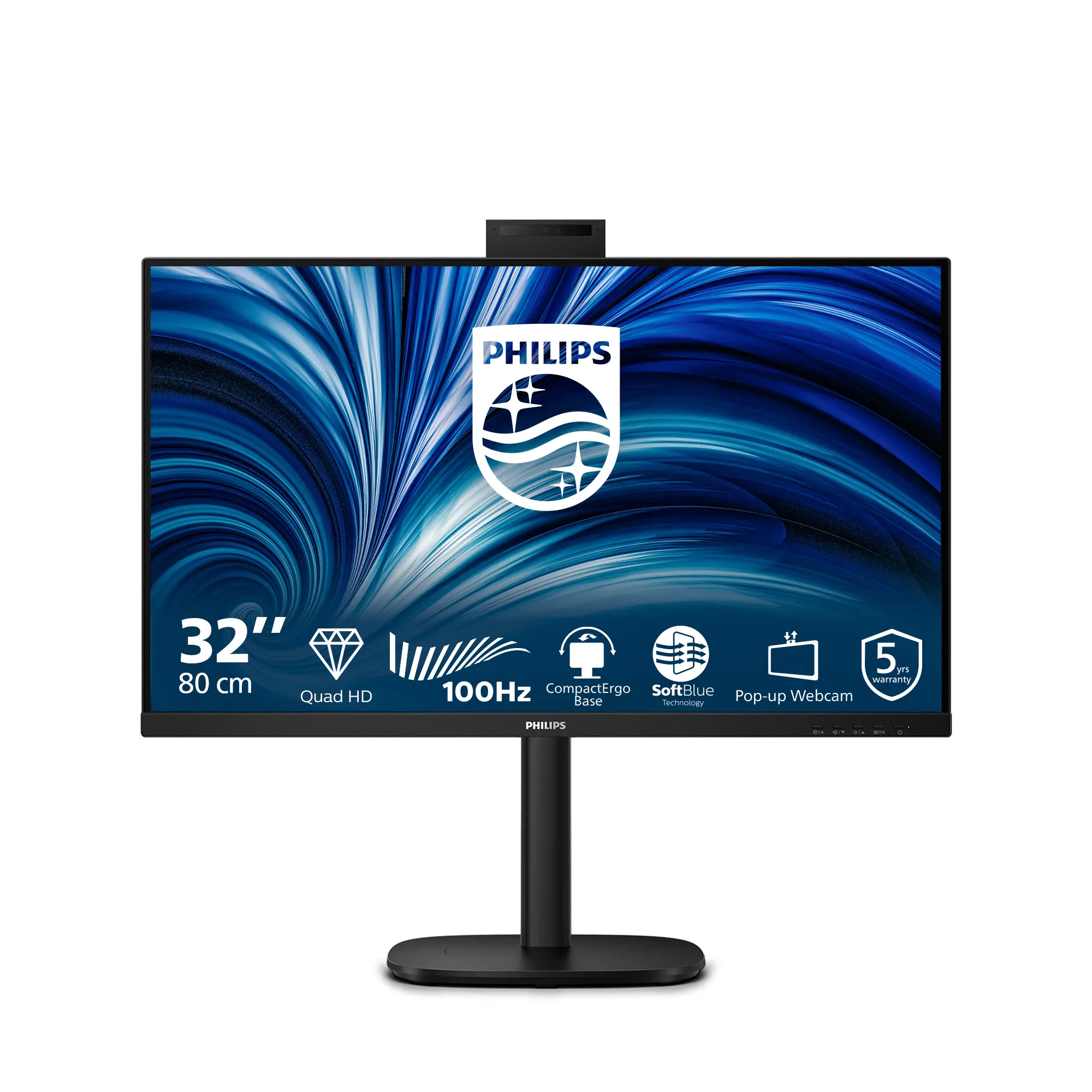 3000 series 32B2U3601H/00 pantalla para PC 80 cm (31.5") 2560 x 1440 Pixeles Quad HD LCD Negro