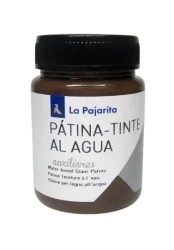 PATINA-TINTE PAJARITA AGUA 75 ml NOGAL - Pack de 6 unidades