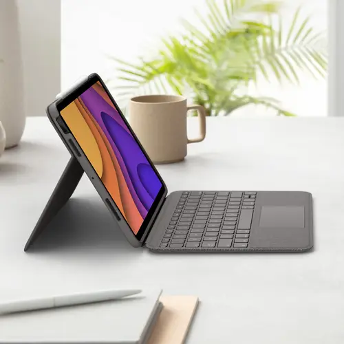Folio Touch QWERTY Inglés internacional Smart Connector Gris - Imagen 5