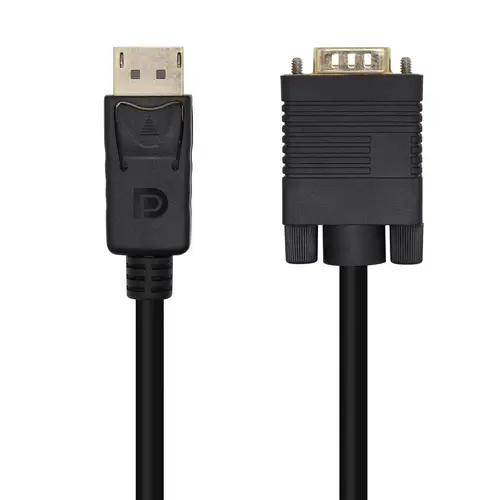 Cable Conversor DisplayPort A VGA, DP/M-VGA/M, Negro, 3.0m - Imagen 1