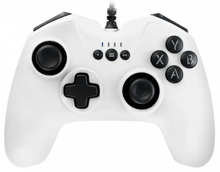 PCGC-100WHITE mando y volante Blanco USB Gamepad Analógico/Digit..