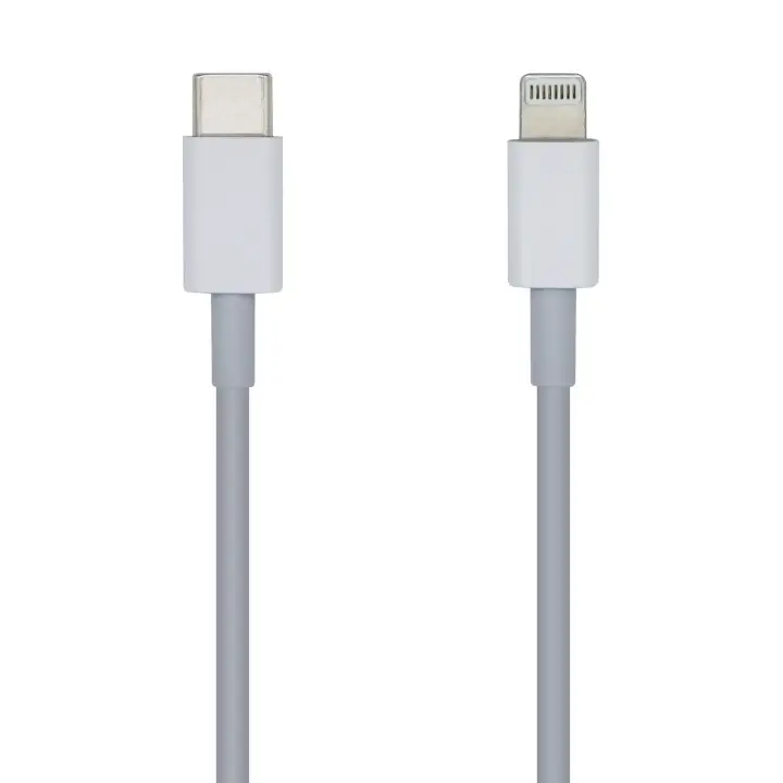Cable USB 2.0 USB-C A Lightning PD 2A, Lightning/M-USB-C/M, Blanco, 2.0m