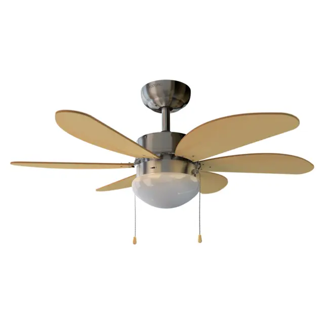 05938 ventilador Blanco, Madera