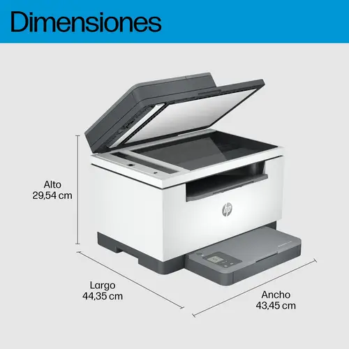 LaserJet M234sdn Multifunction Blanco y negro Impresora, Solo Ethernet  Fotocopiadora, escáner - Imagen 6