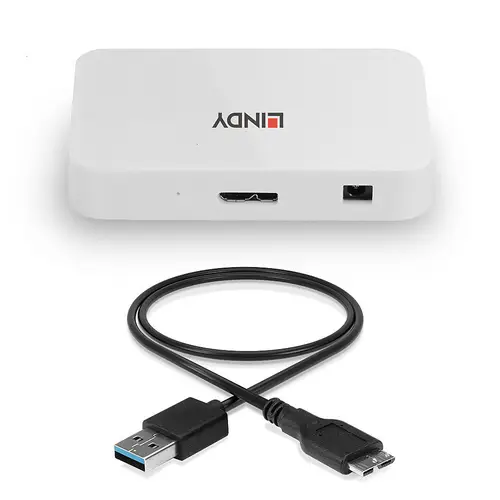 43143 hub de interfaz USB 3.2 Gen 1 (3.1 Gen 1) Type-A 5000 Mbit/s Blanco - Imagen 4