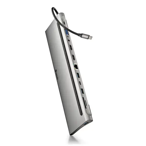WONDER DOCK 12 Alámbrico USB 3.2 Gen 1 (3.1 Gen 1) Type-C Plata - Imagen 1