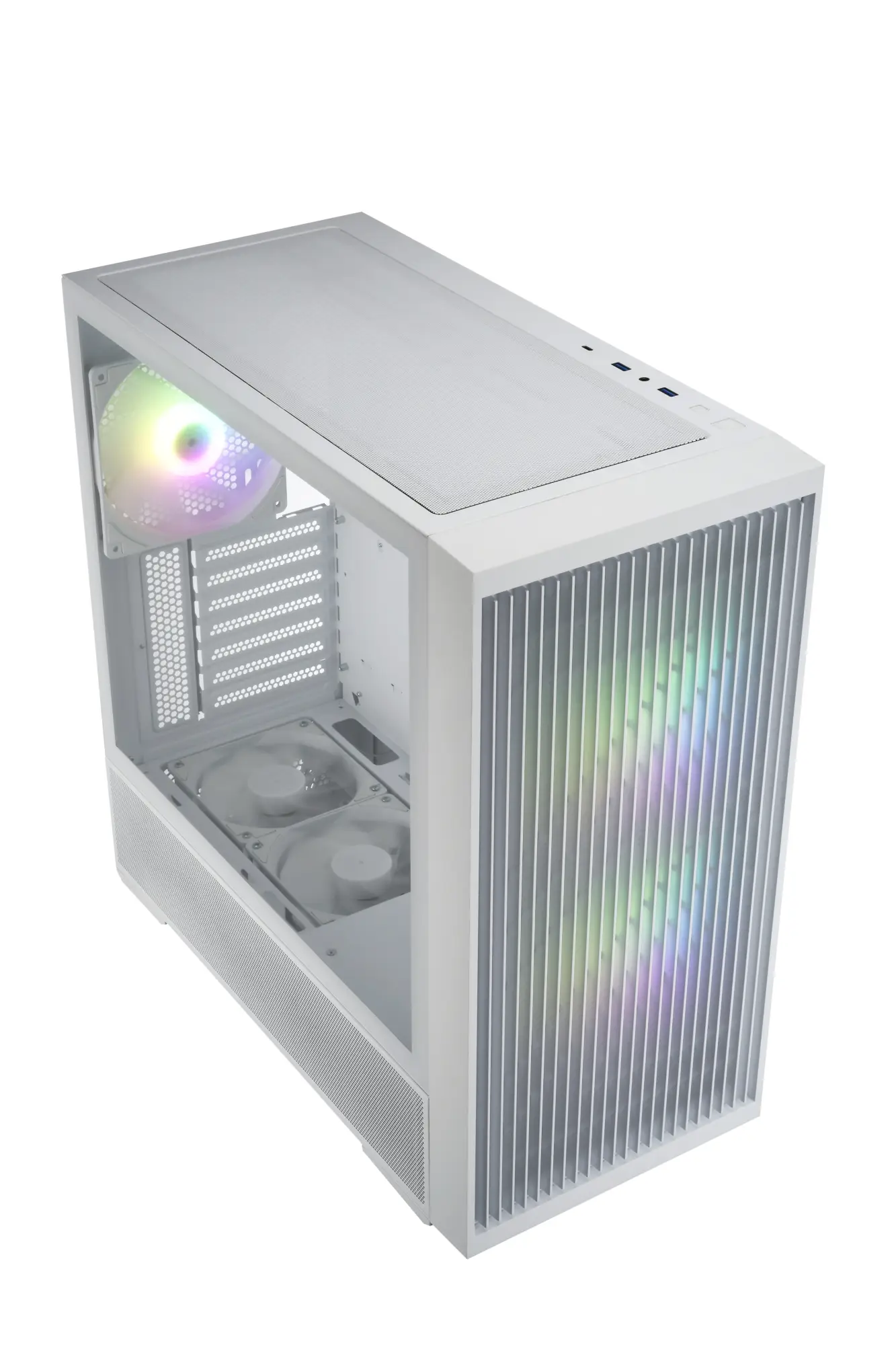 M330-WA Carcasa Midi Tower mITX, mATX, ATX Blanco ARGB