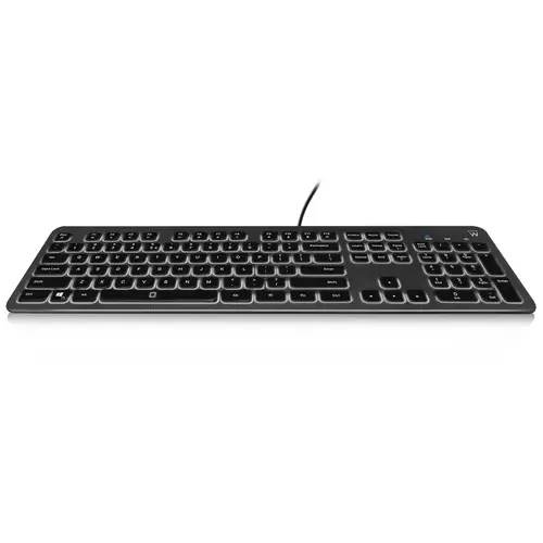 EW3269 teclado Universal USB QWERTY Español Negro - Imagen 1