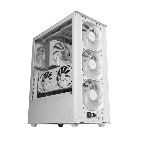 MCT800W carcasa de ordenador Midi Tower Blanco - Imagen 9