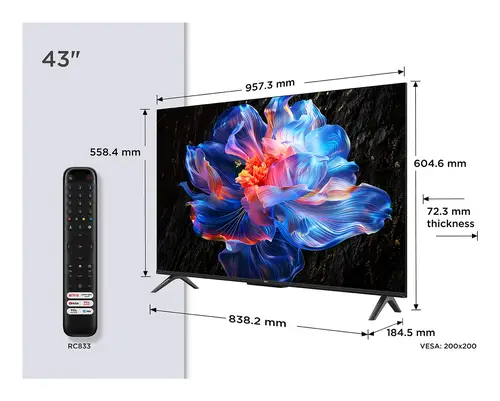 TCL 43P6K / TELEVISOR SMART TV 65 UHD 4K HDR - Imagen 2