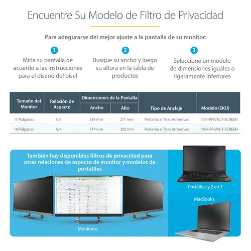 Filtro de Privacidad de 19 Pulgadas 5:4 para Monitor - Pantalla de Privacidad Protector Anti Brillo - Anti Luz Azul con Reducción del 51% - Ángulo de +/- 30° - Imagen 12