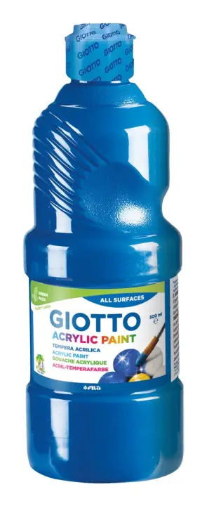 000533715 pintura acrílica 500 ml Cian Botella