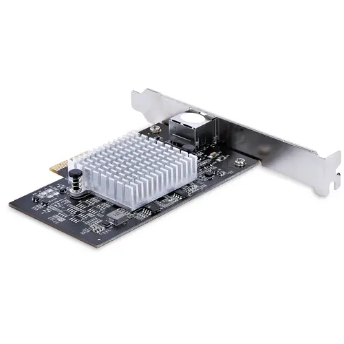 Tarjeta PCIe Adaptadora de Red de 1 Puerto RJ45 10Gb para PC o Servidor, Tarjeta PCI Express Ethernet de 6 Velocidades Compatible con Tramas Jumbo, 10GBASE-T/NBASE-T - Imagen 2