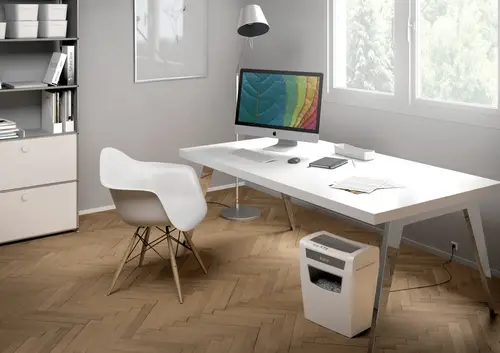 IQ Home Office P-4 triturador de papel Corte en partículas 22 cm Blanco - Imagen 8