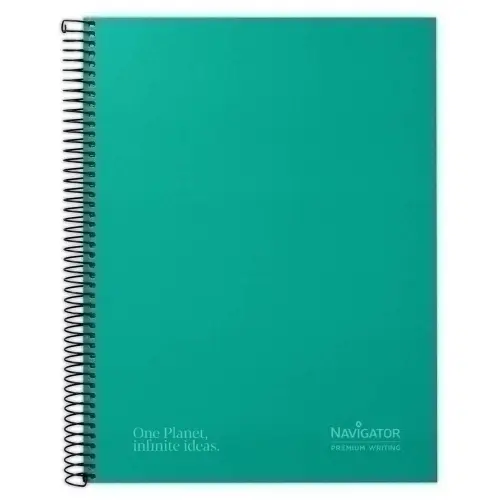 BLOC NAVIGATOR A4 120h HZ VERDE - Pack de 5 unidades