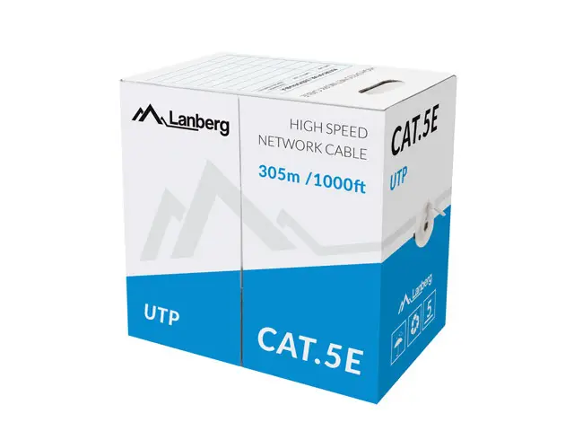 LCU5-11CU-0305-S cable de red Gris 305 m Cat5e U/UTP (UTP)