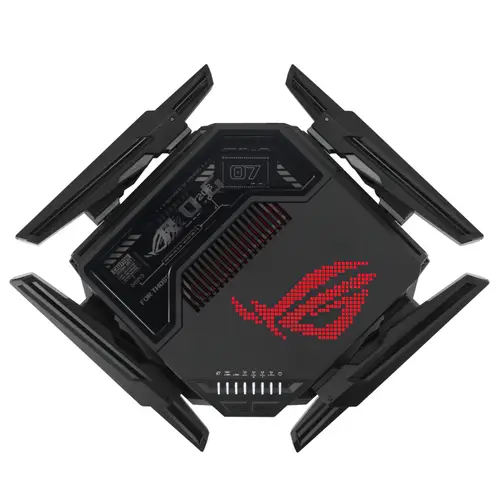 ROG Rapture GT-BE98 router inalámbrico 10 Gigabit Ethernet Quad-band (2.4 GHz / 5 GHz-1 / 5 GHz-2 / 6 GHz) Negro - Imagen 8