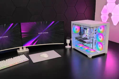 MCV5W carcasa de ordenador Midi Tower Blanco - Imagen 12