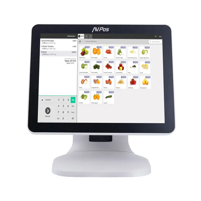 AVP-K5000B-I7-24-W Terminal Punto Venta (TPV) 38,1 cm (15") 1024 ..
