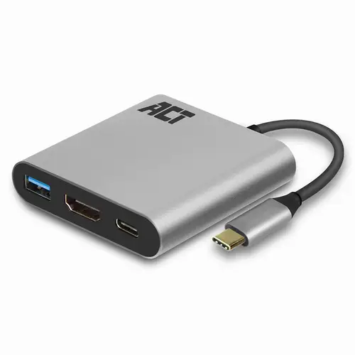 AC7022 Adaptador gráfico USB 4096 x 2160 Pixeles Gris - Imagen 1