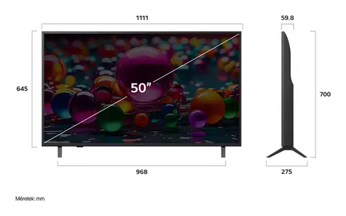 50UA73003LA Televisor 127 cm (50") 4K Ultra HD Negro - Imagen 4