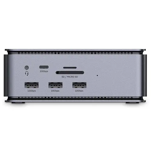 43372 base para portátil y replicador de puertos Acoplamiento USB4 Antracita - Imagen 3
