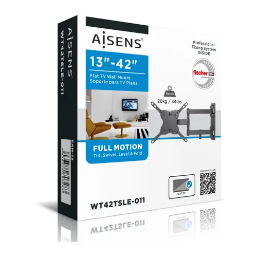 WT42TSLE-011 soporte para TV 106,7 cm (42") Negro - Imagen 8