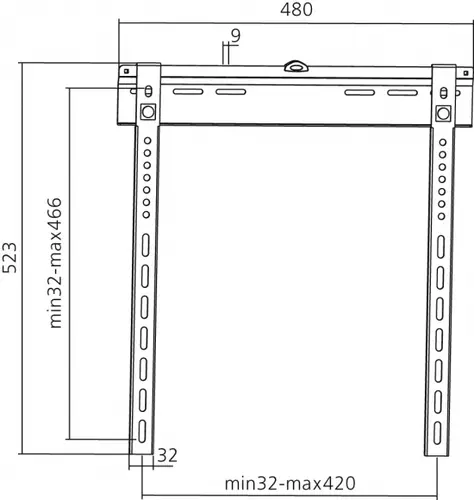 650321 Soporte de TV para montaje en techo de 32"-70 - Imagen 4