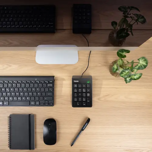 Teclado numérico USB, 19 teclas, Negro - Imagen 4