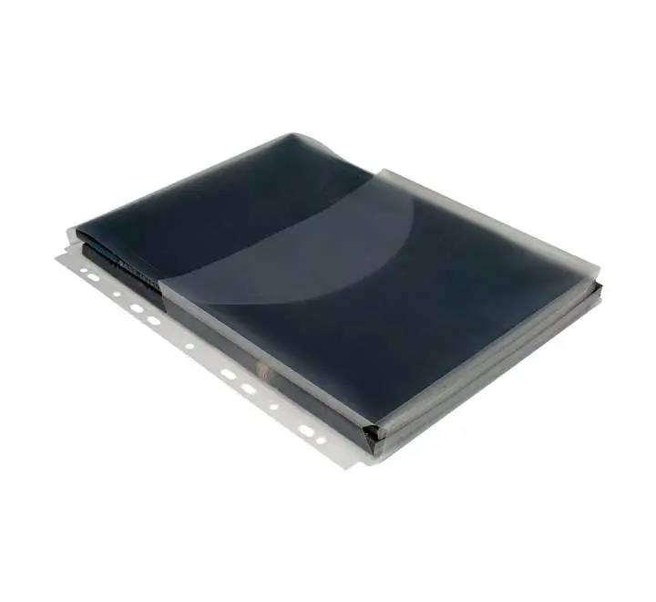 B.12 FUNDAS GRAFOPLAS A4 PP FUELLE+SOLAPA A