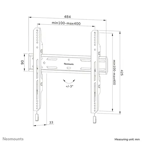 WL30S-850BL14 Soporte de pared para TV 32-75" - fijo - bloqueable - instalación rápida - Imagen 19