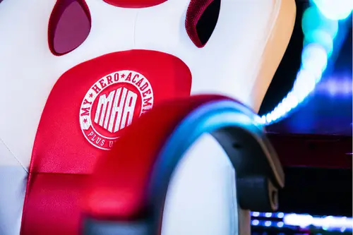 My Hero Academia KX MHA JUNIOR GAMING CHAIR Silla para videojuegos universal Asiento acolchado Rojo, Blanco - Imagen 8