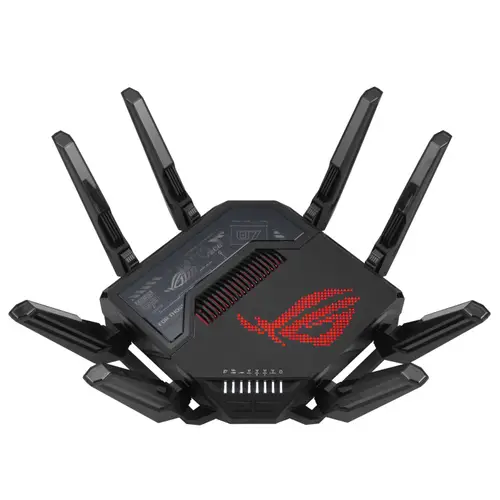 ROG Rapture GT-BE98 router inalámbrico 10 Gigabit Ethernet Quad-band (2.4 GHz / 5 GHz-1 / 5 GHz-2 / 6 GHz) Negro - Imagen 1