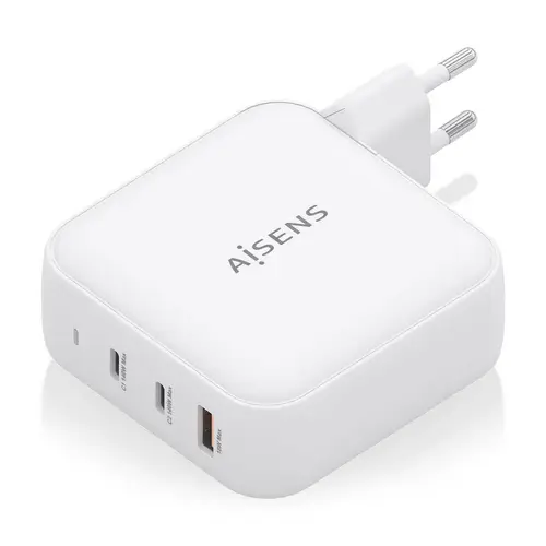 Cargador GaN 140W, 2xUSB-C PD3.1 QC4.0, 1xUSB-A QC3.0, Blanco - Imagen 2