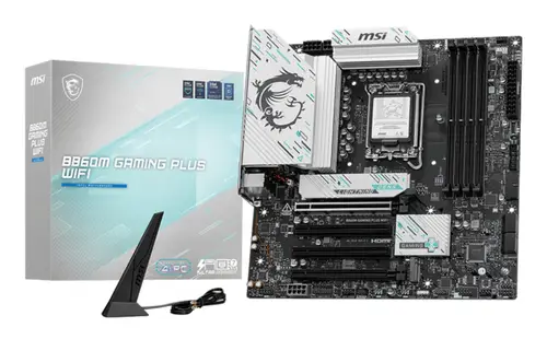 B860M GAMING PLUS WIFI placa base Intel B860 LGA 1851 (Socket V1) micro ATX - Imagen 1