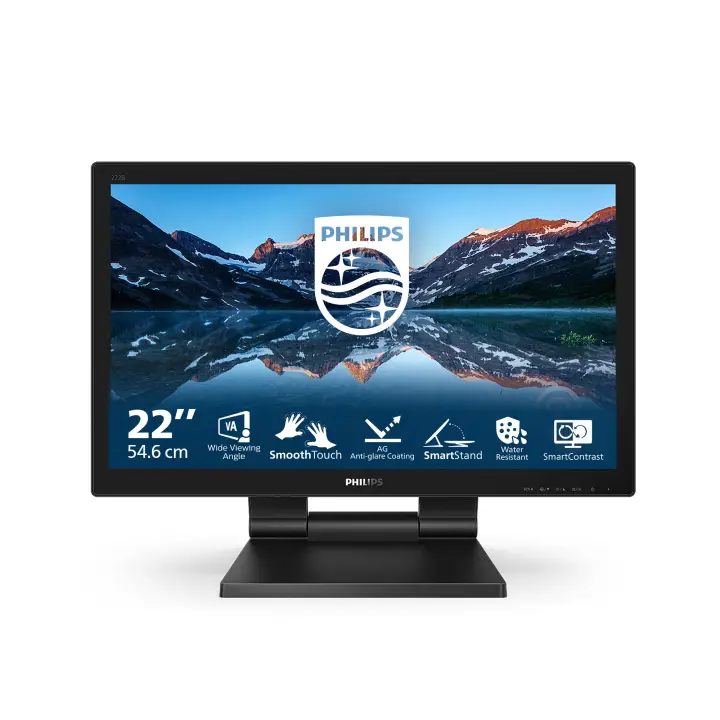 B Line 222B9TA/00 LED display 54,6 cm (21.5") 1920 x 1080 Pixeles Full HD LCD Pantalla táctil Mesa Negro