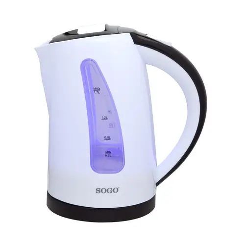 KET-SS-7710 tetera eléctrica 1,7 L Negro, Blanco - Imagen 2
