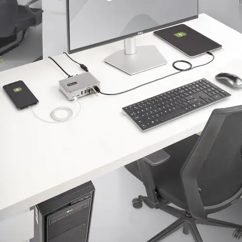 10G5A2CS-USB-C-HUB hub de interfaz USB 3.2 Gen 2 (3.1 Gen 2) Type-C 10000 Mbit/s Plata - Imagen 9