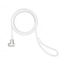 CL15W cable antirrobo Plata, Blanco