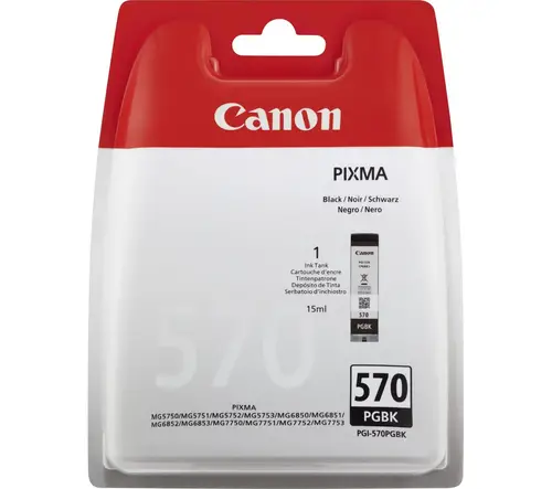 PGI-570PGBK cartucho de tinta 1 pieza(s) Original Negro - Imagen 1
