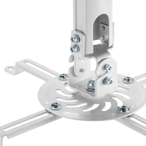 Soporte Universal Giratorio, Inclinable y Extensible de Techo para Proyector 13.5Kg, Blanco - Imagen 4